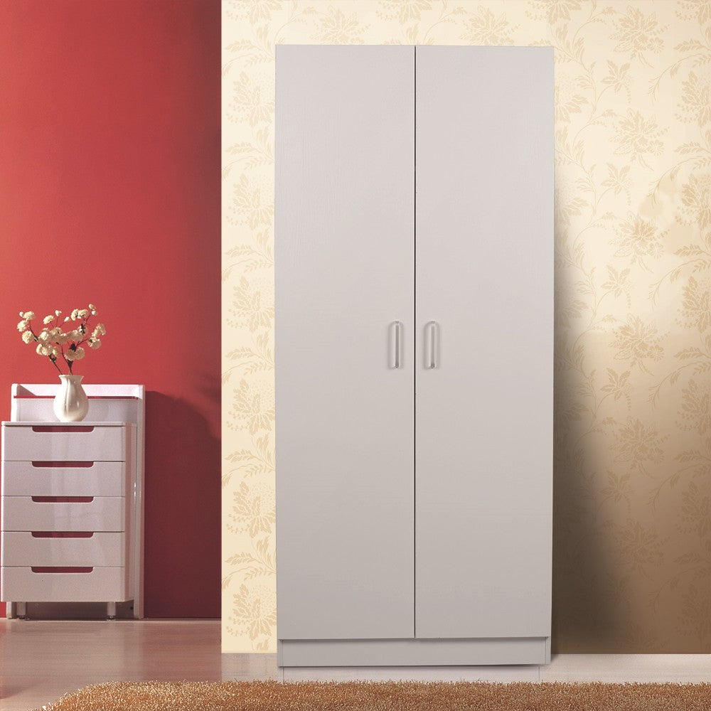 NNECN Two-Door Hanging Wardrobe-4