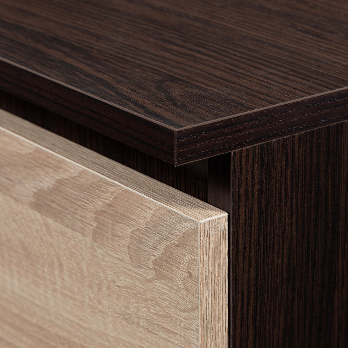 Credenza Linea 120 cm 10 Cassetti – Wenge/Sonoma