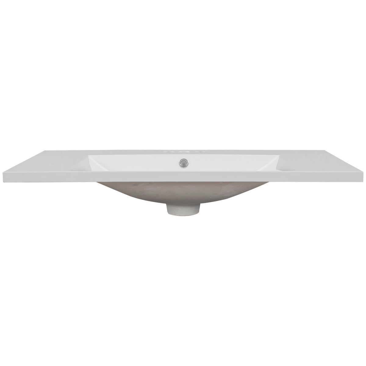 Piano Lavabo 91cm Ceramica Bianco