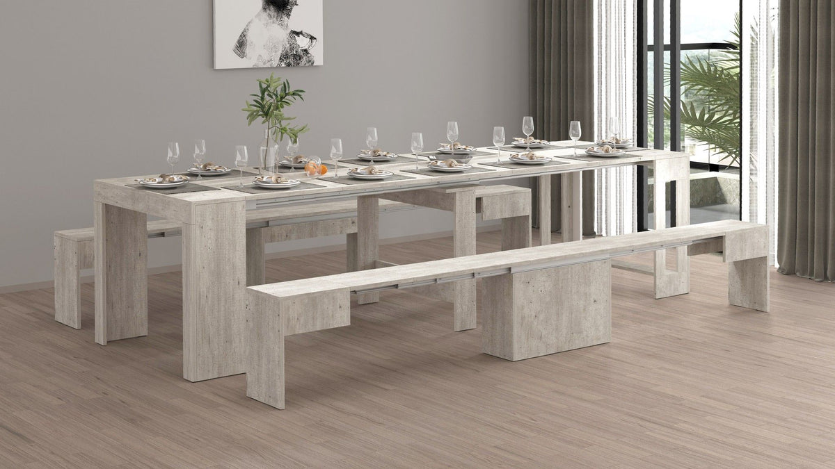 Set 2 panche allungabili PRATIKA