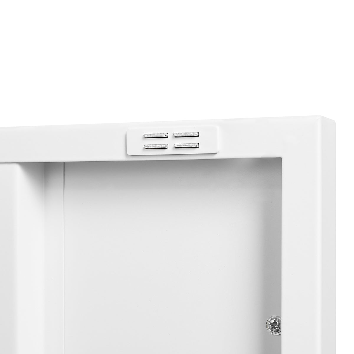 Armadietto Acciaio 2 Porte Bianco