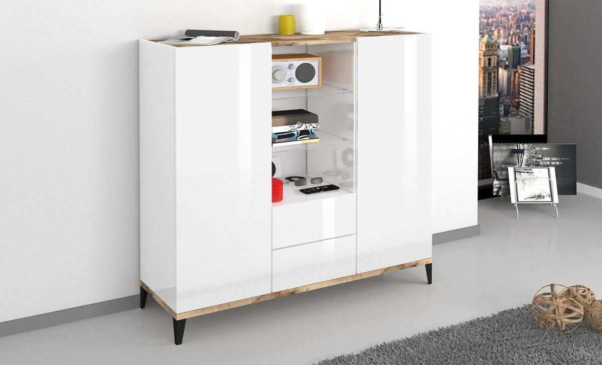 Credenza SUNRISE alta 120 cm.