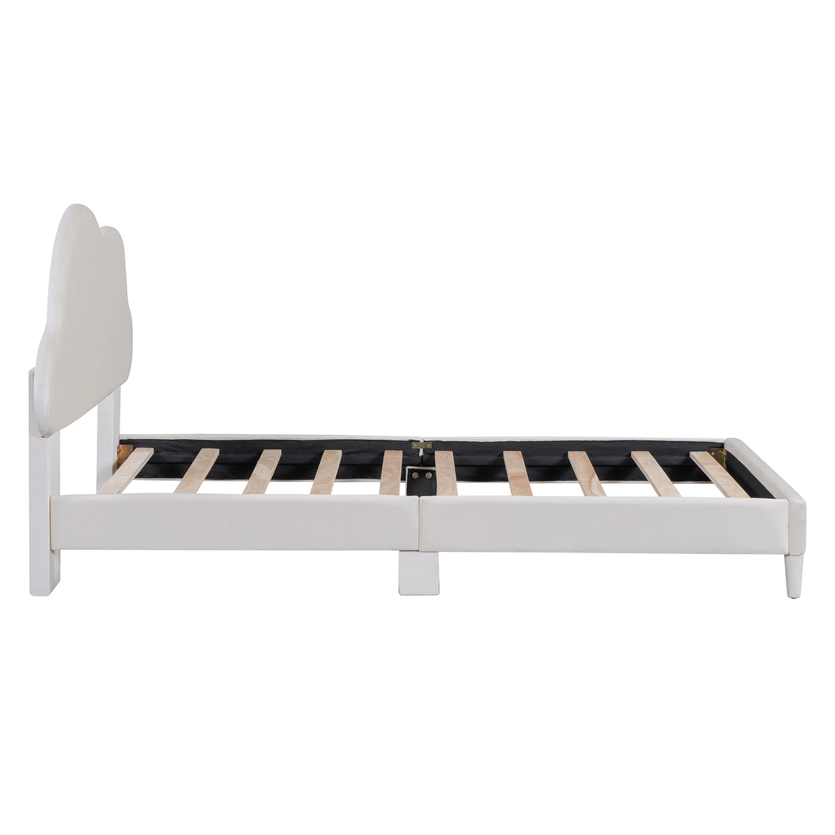 Letto Twin Imbottito Nuvola Velluto Beige