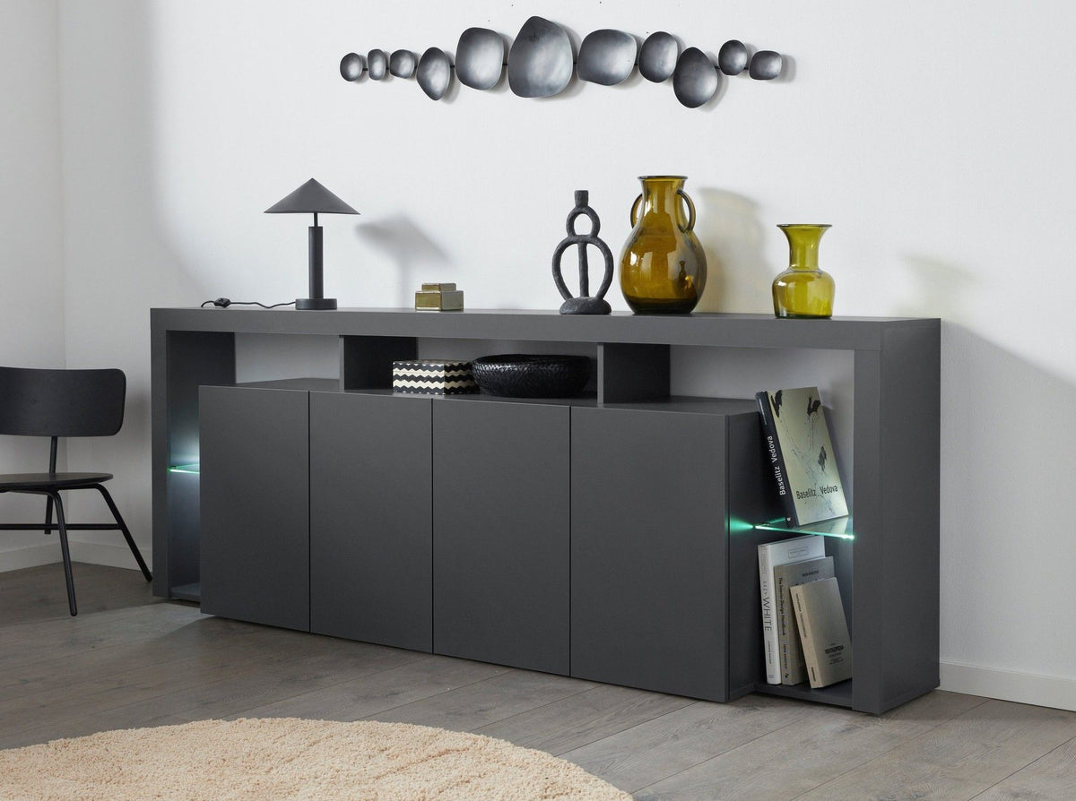 Credenza ESSENTIAL 4 ante da 220 cm.