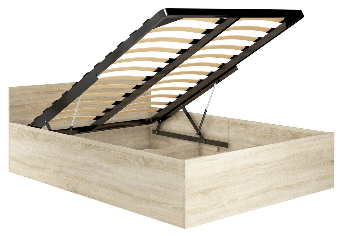 Letto Contenitore CLP 140x200 cm con Rete – Sonoma