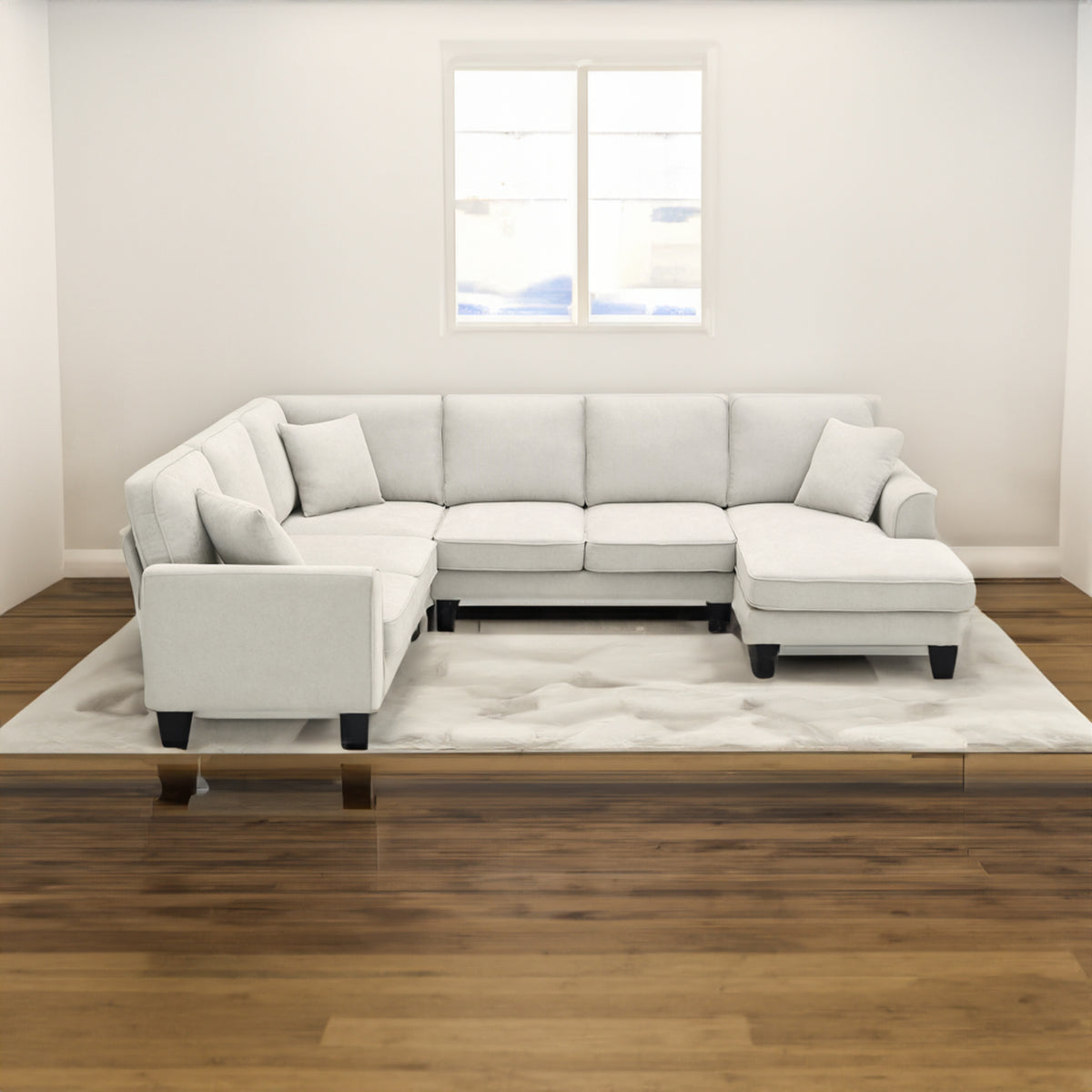 Divano UrbanoLuxe 7 Posti Elegante