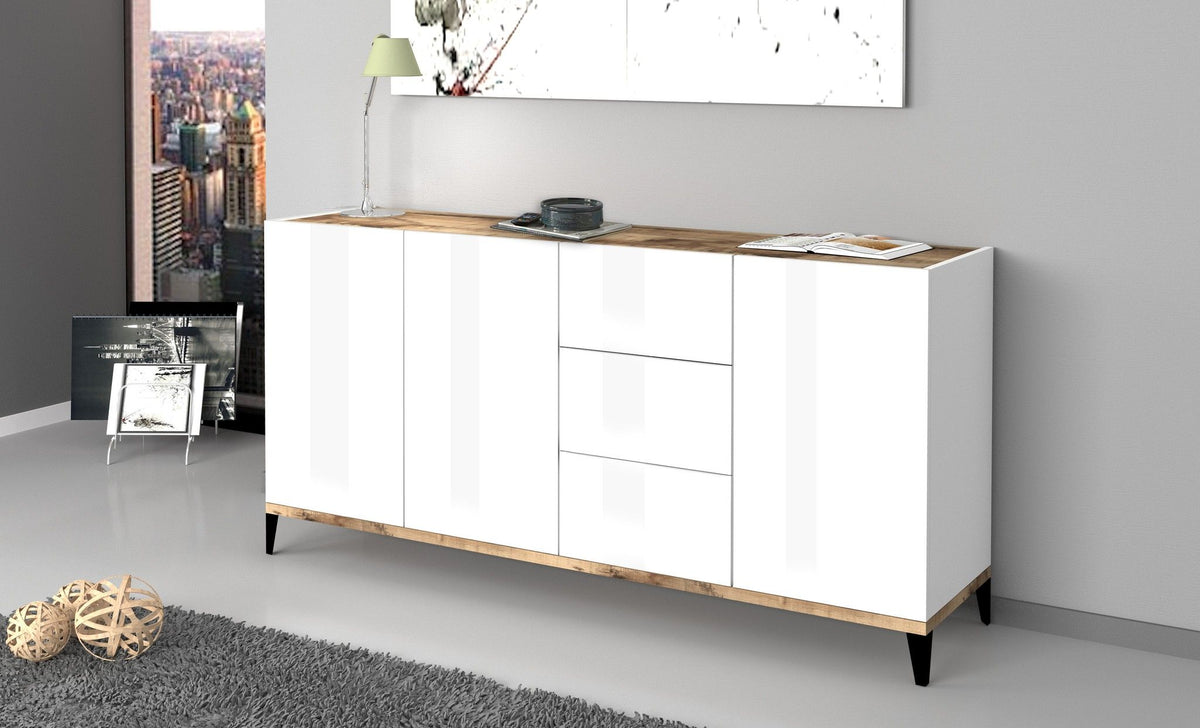 Credenza SUNRISE 3 ante + 3 cassetti da 160 cm.