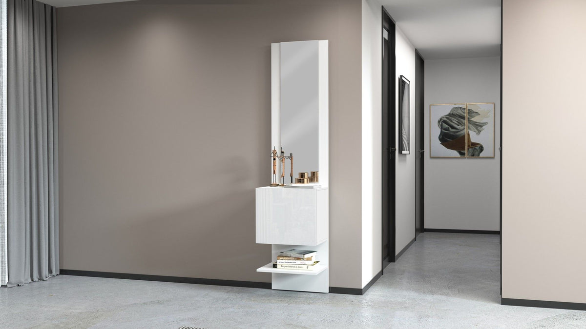 Pannello Specchiera KOMPACT con elemento ad 1 Anta Battente.
