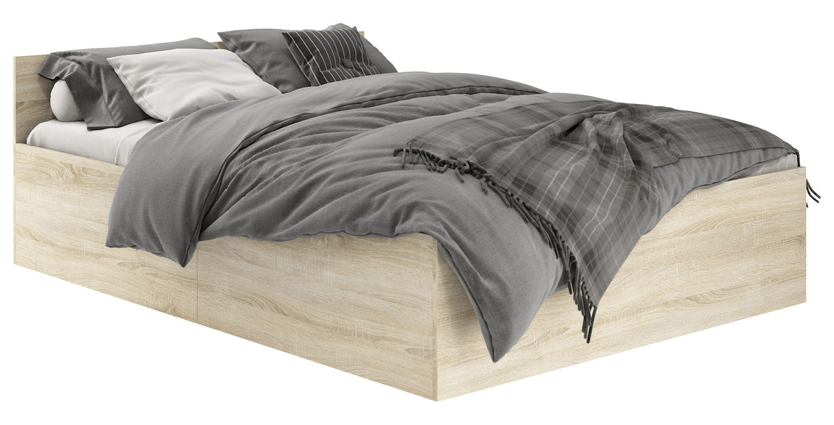 Letto Contenitore Luce 90x200 cm con Rete – Sonoma