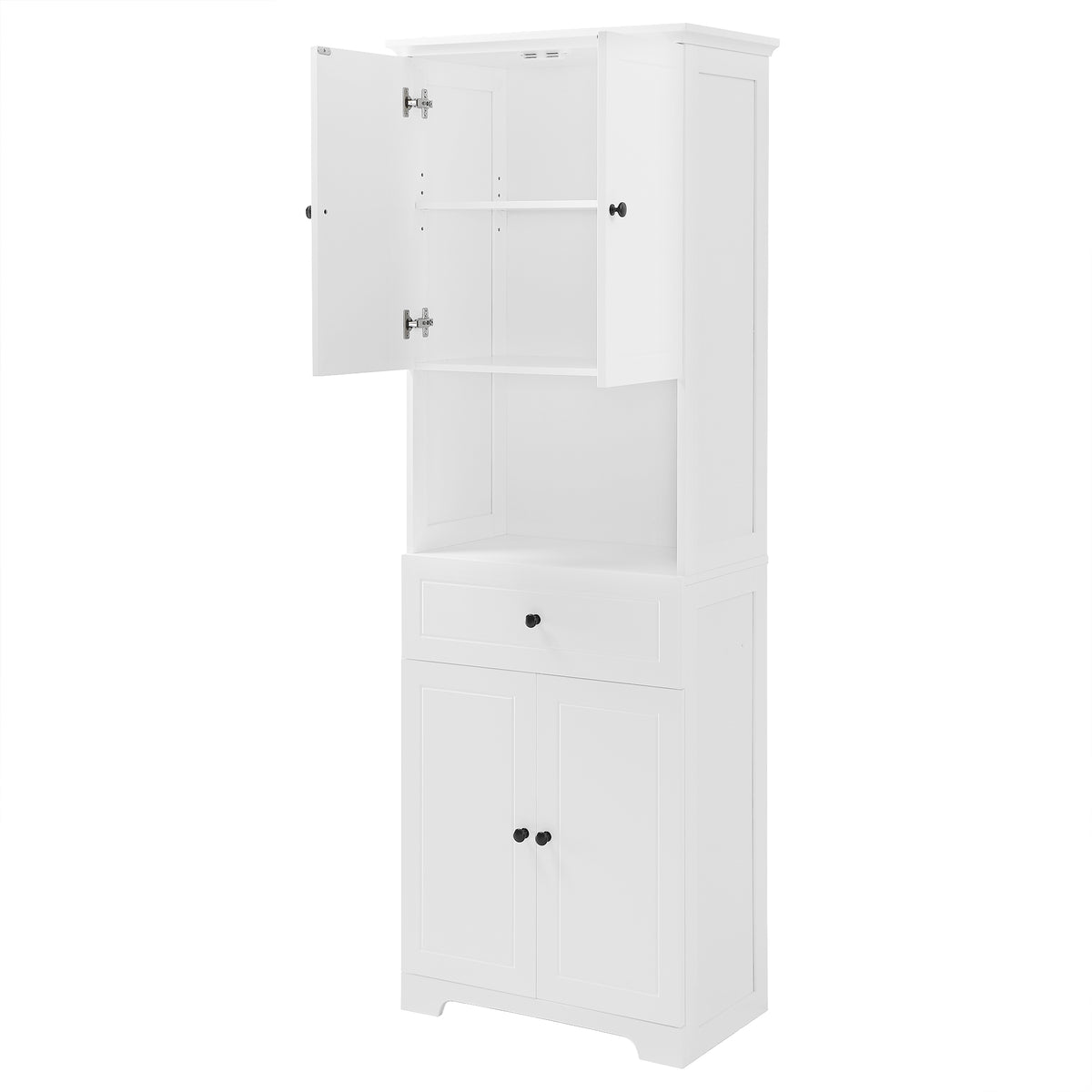 Credenza LED 3 Porte Ripiano Regolabile
