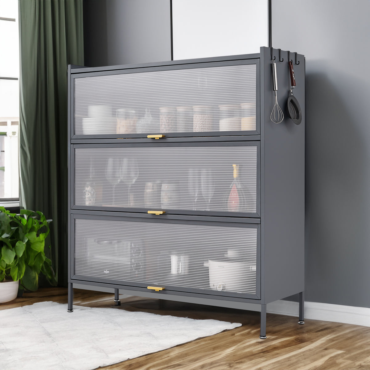 Scaffale Cucina 3 Ripiani Microonde