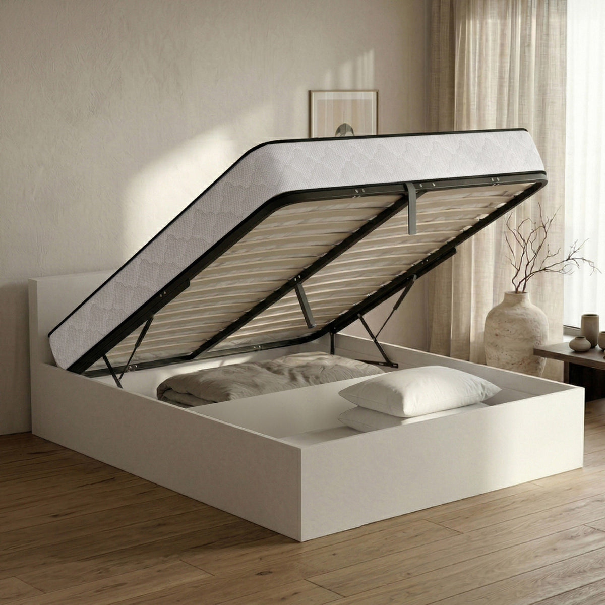 Rete Letto 160x200 cm 28 Doghe con Sollevamento