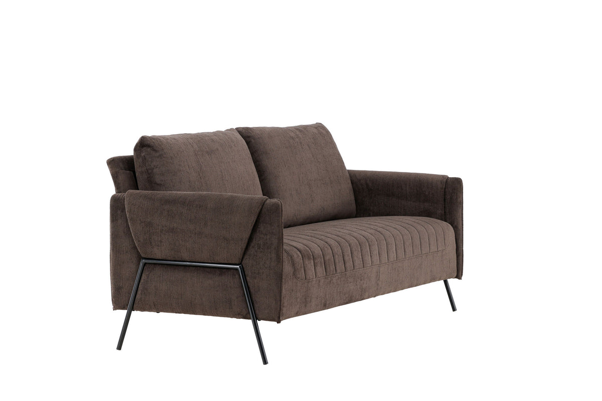 Indigo 2-seat Sofa - Brown