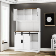 Mobile Bar Farmhouse Porta Scorrevole Bianco