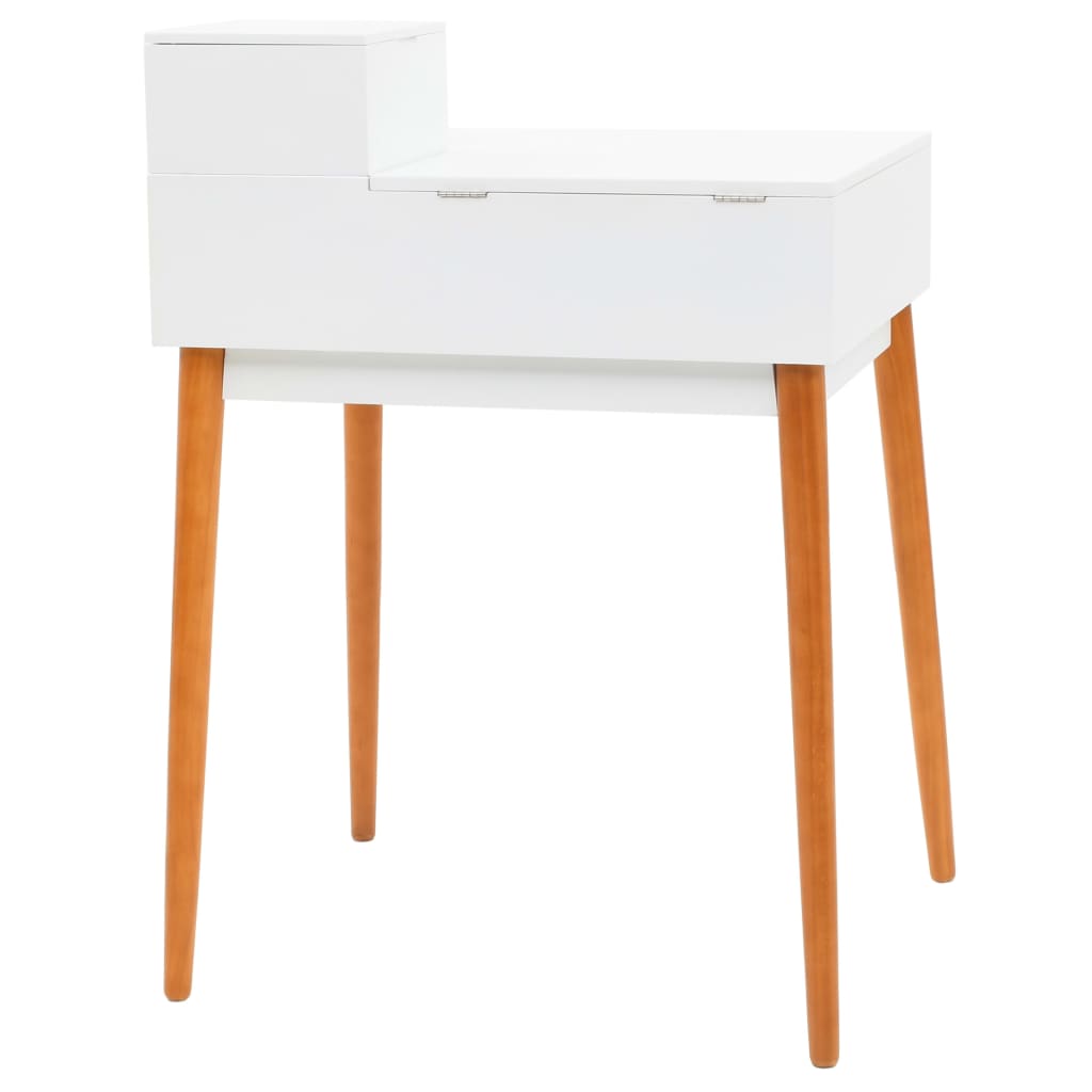 NNEVL Dressing Table with Mirror MDF 60x50x86 cm-4