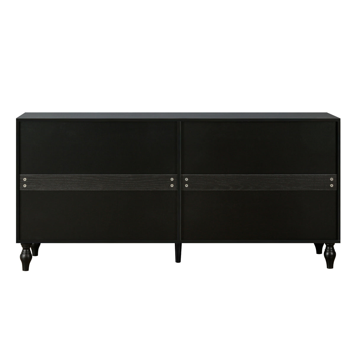 Mobile TV Vintage Bianco Porte Intagliate