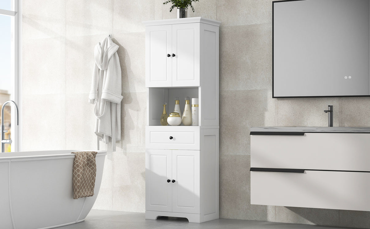 Credenza LED 3 Porte Ripiano Regolabile