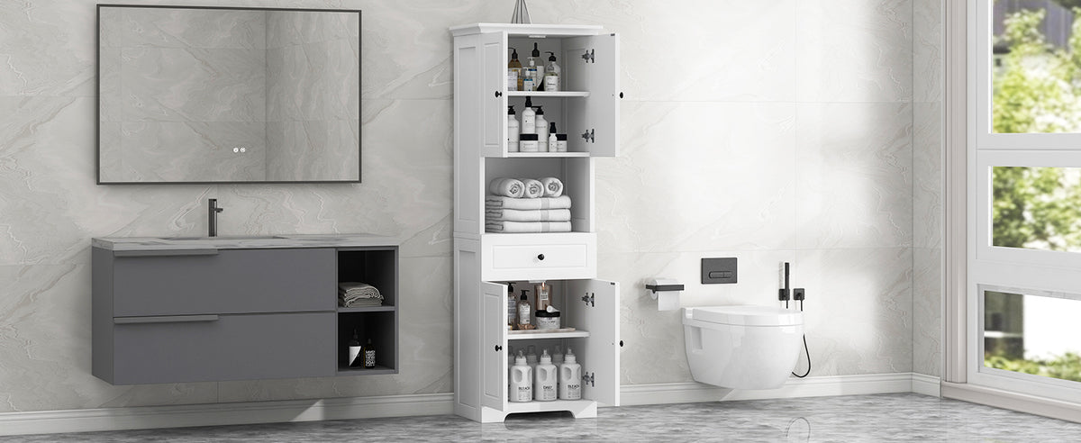 Credenza LED 3 Porte Ripiano Regolabile