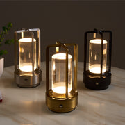 Lampada Tavolo Cristallo Ricaricabile USB