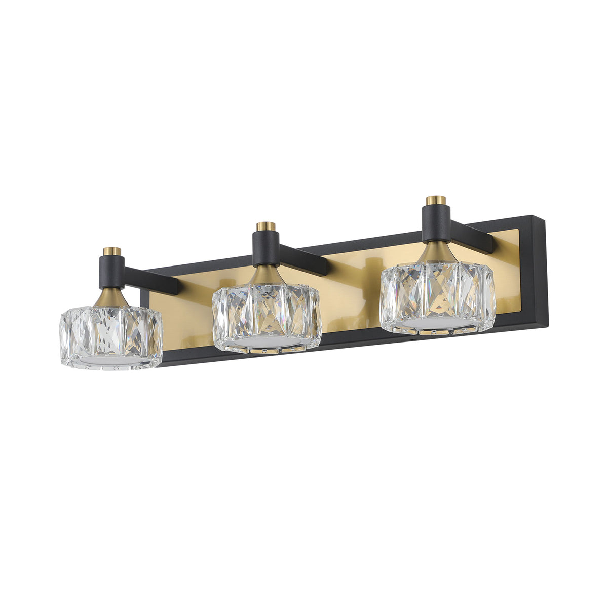 Lampada Bagno LED 3 Luci Cristallo