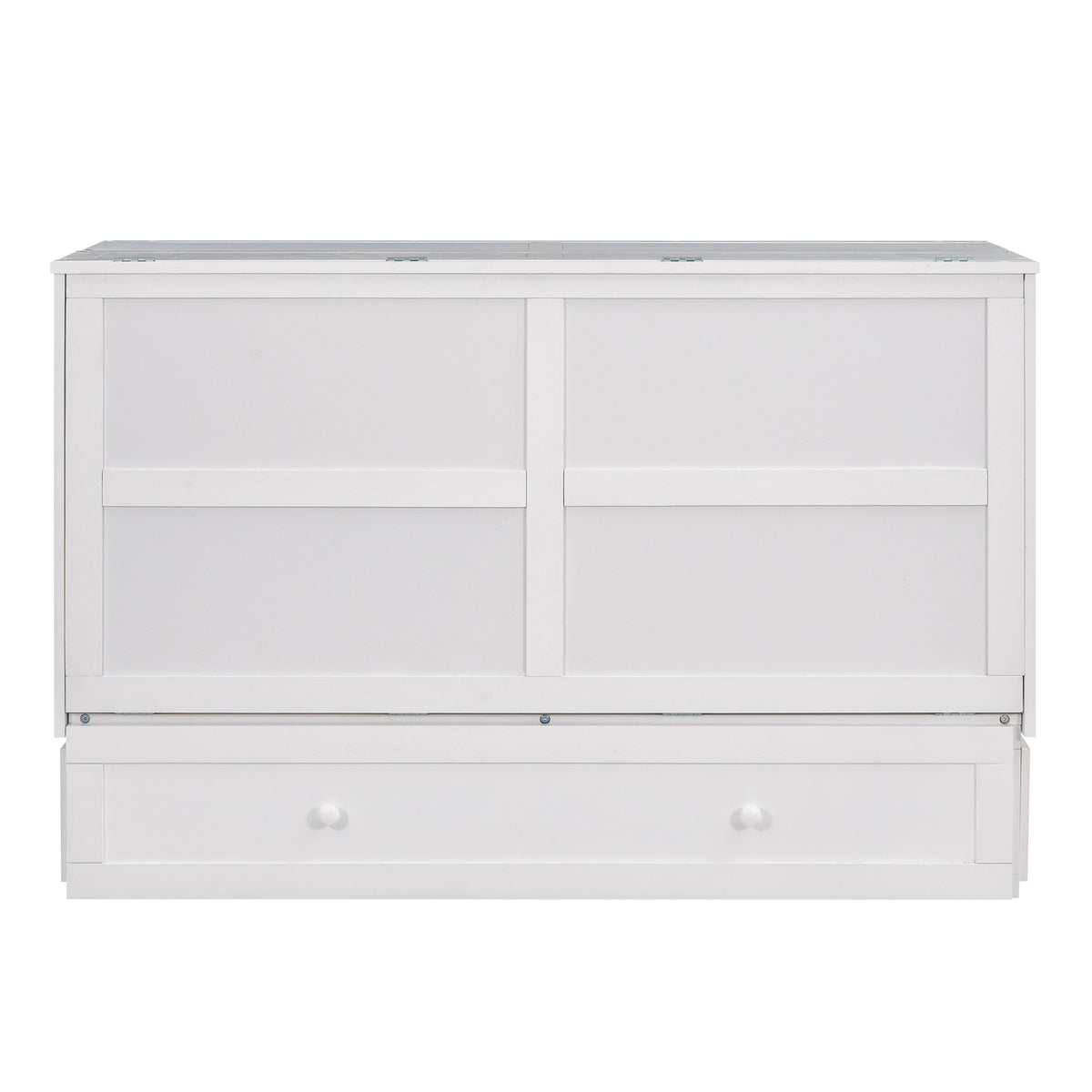 Letto Murphy Queen Bianco con Cassetto