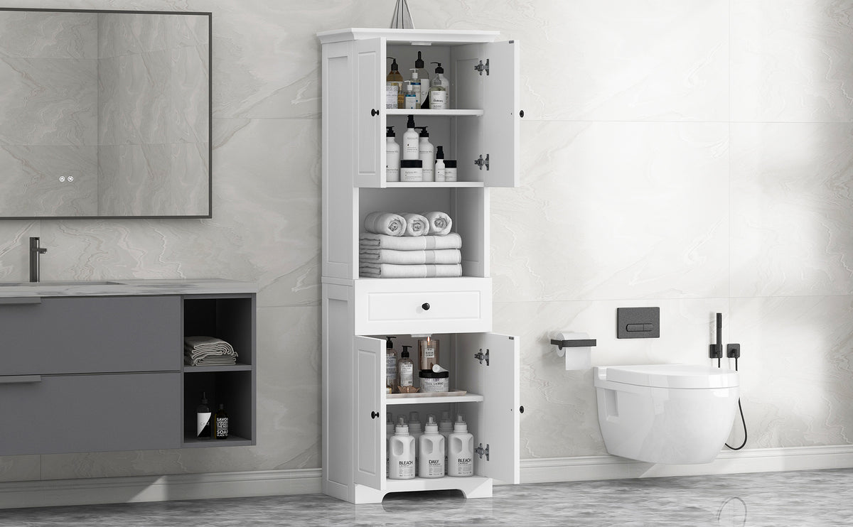 Credenza LED 3 Porte Ripiano Regolabile