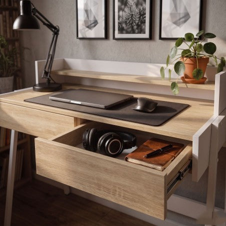 Scrivania Industriale Linea 78 cm 2 Cassetti – Sonoma